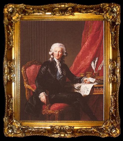 framed  elisabeth vigee-lebrun Charles Alexandre de Calonne, ta009-2